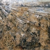 An abstract brown painting