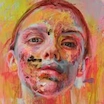 An colourful face painting